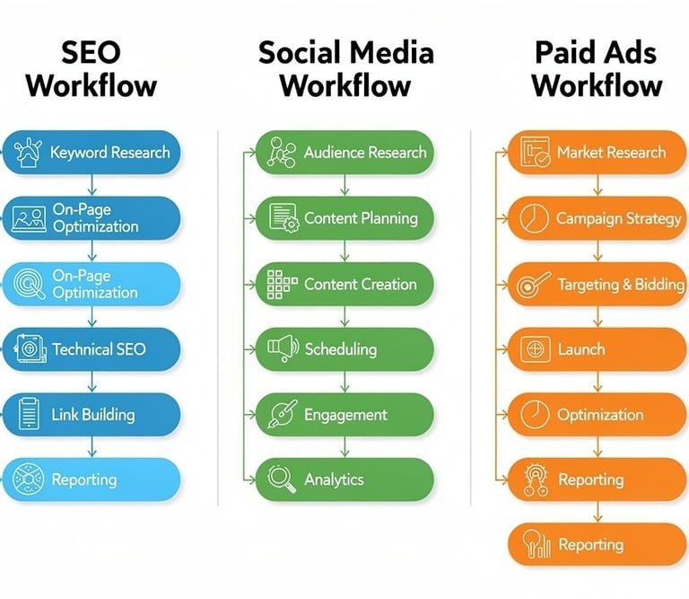 Digital Marketing Workflow